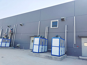 防爆冷库建造外景机组图