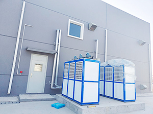 防爆冷库建造外景机组图