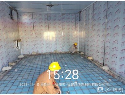 福建环洋新材料105m3化工防爆冷库建造工程案例