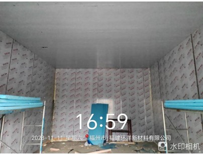 福建环洋新材料105m3化工防爆冷库建造工程案例