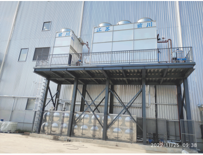 江苏太仓远洋物流二氧化碳复叠系统冷库建造工程案例