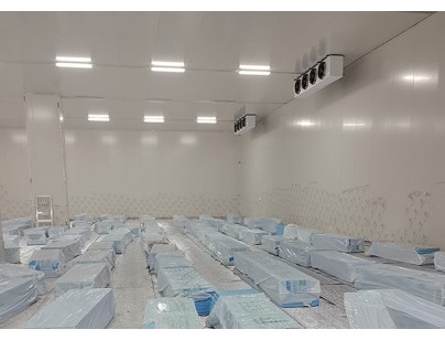 安徽翔威供应链14500m3保税区冷链物流冷库工程建造案例