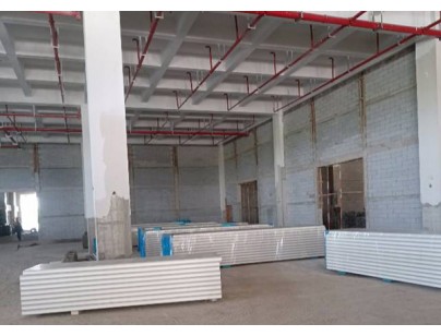 安徽翔威供应链14500m3保税区冷链物流冷库工程建造案例